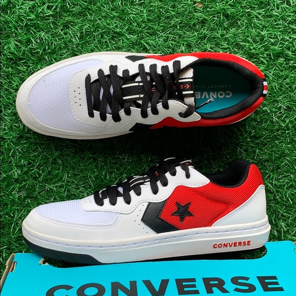 CONVERSE RIVAL OX WHITE/UNIVERSITY RED/BLACK WMNS - Picture 13 of 16